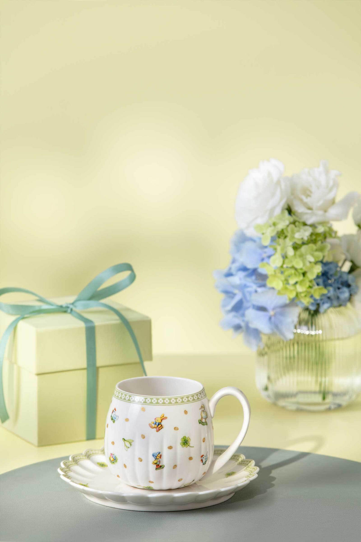 HENKELBECHER Easter Delight grün 350 ml 6er Set - Grün, Keramik (0.35L) - Villeroy & Boch