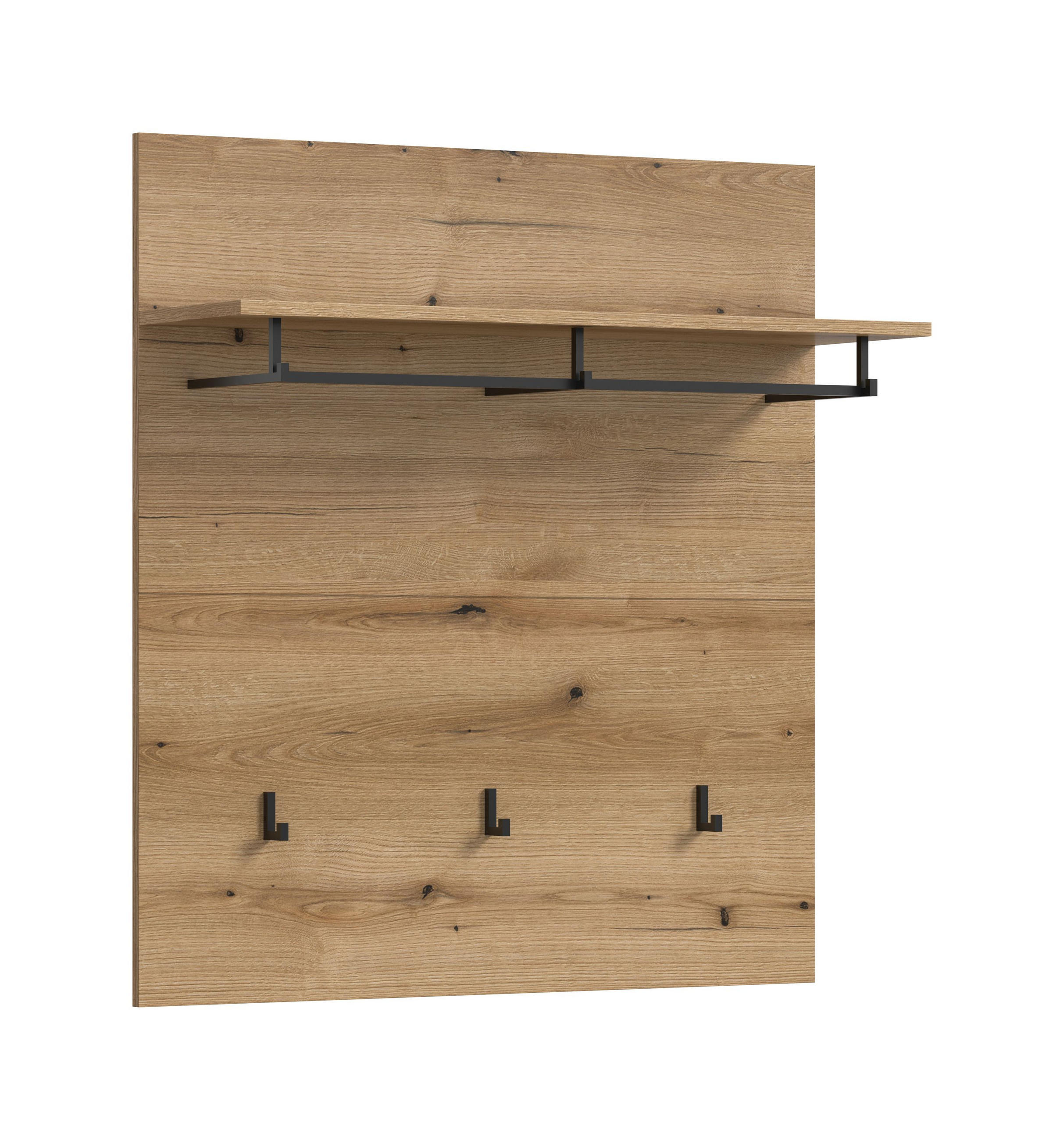 Homes & Jones Wandpaneel Eiche 90x98x27 cm