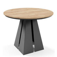 TISCH Schwarz Frega Ausziehbar - Eichefarben/Schwarz, Holzwerkstoff (176/100/76cm) - Sepro Meble