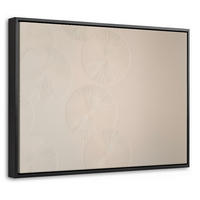 LEINWAND Bilder mit Rahmen - Japandi - Beige - Modern - 40x30 - Ecru, Textil (40/30cm) - MuchoWow
