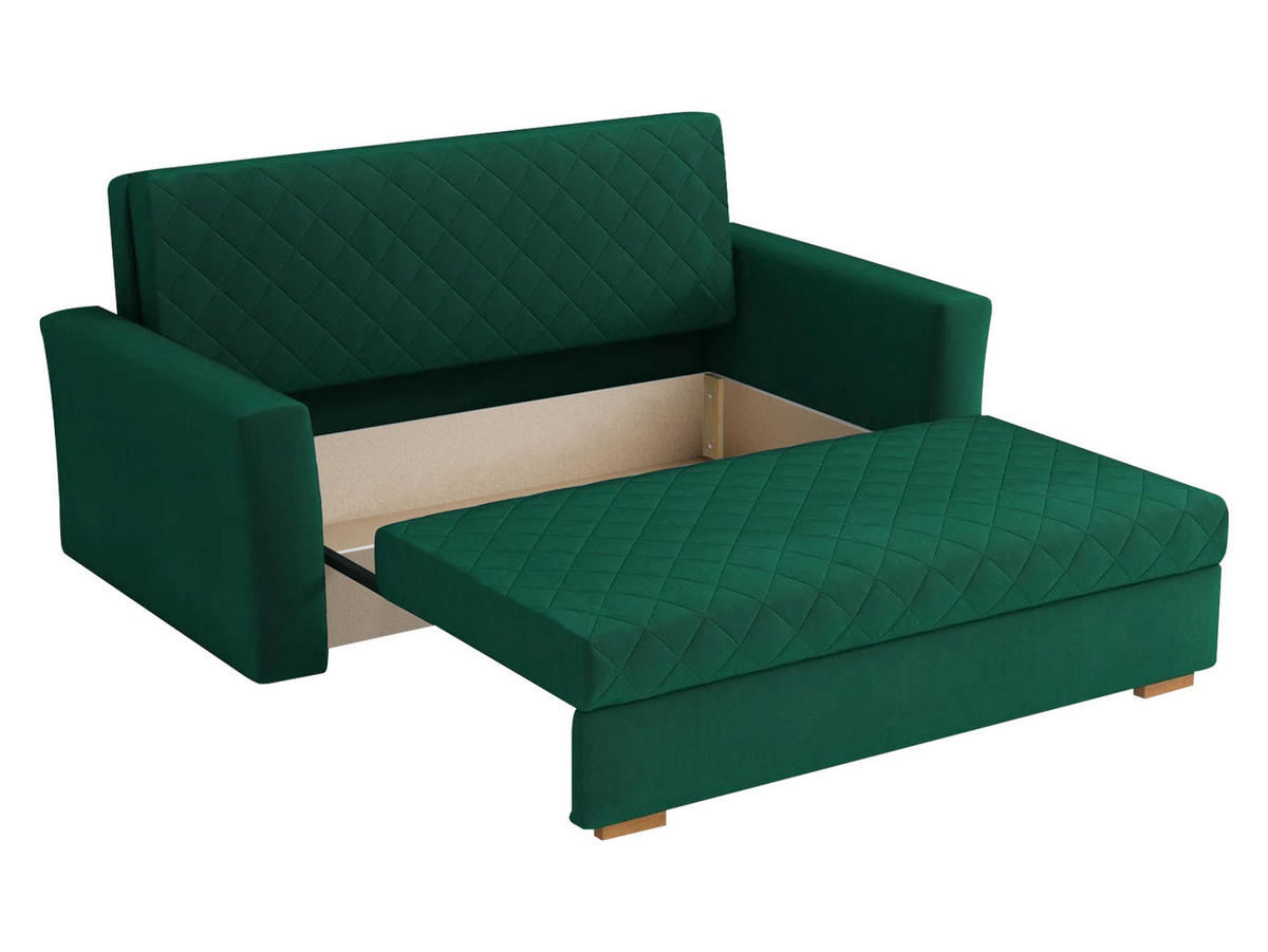 SCHLAFSOFA Viva Caro III - Schwarz/Braun, Holz/Textil (160/85/98cm) - MIRJAN24