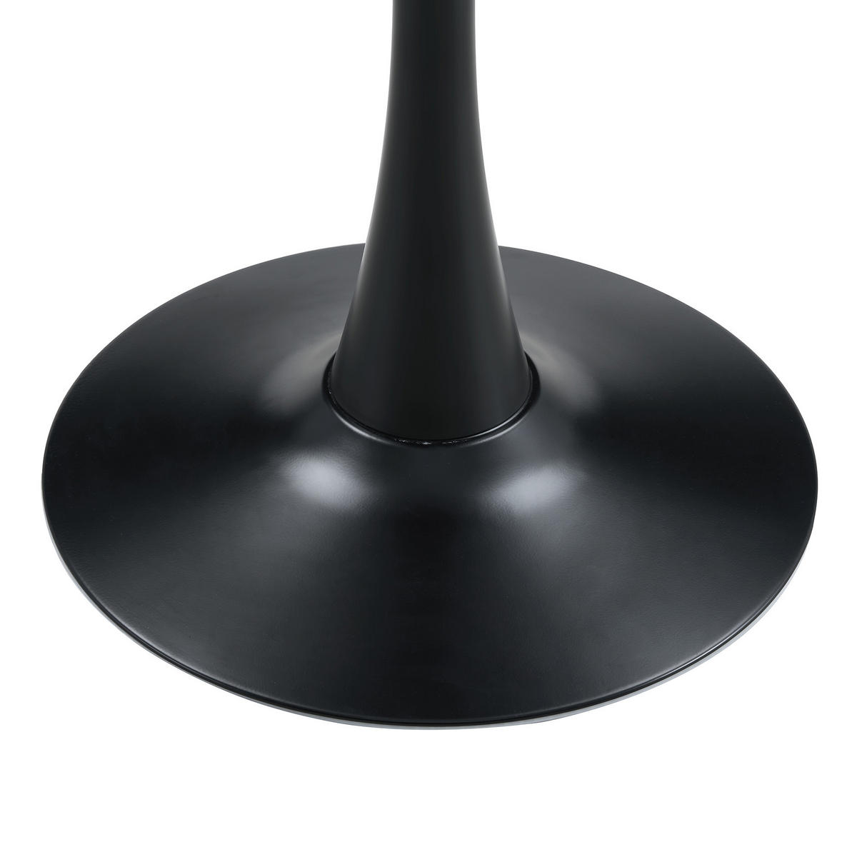 BARTISCH Ø60/72 cm mit Holzoptik DE-40007 Schwarz - Schwarz, Holzwerkstoff (60/60/72cm) - ComfortXL