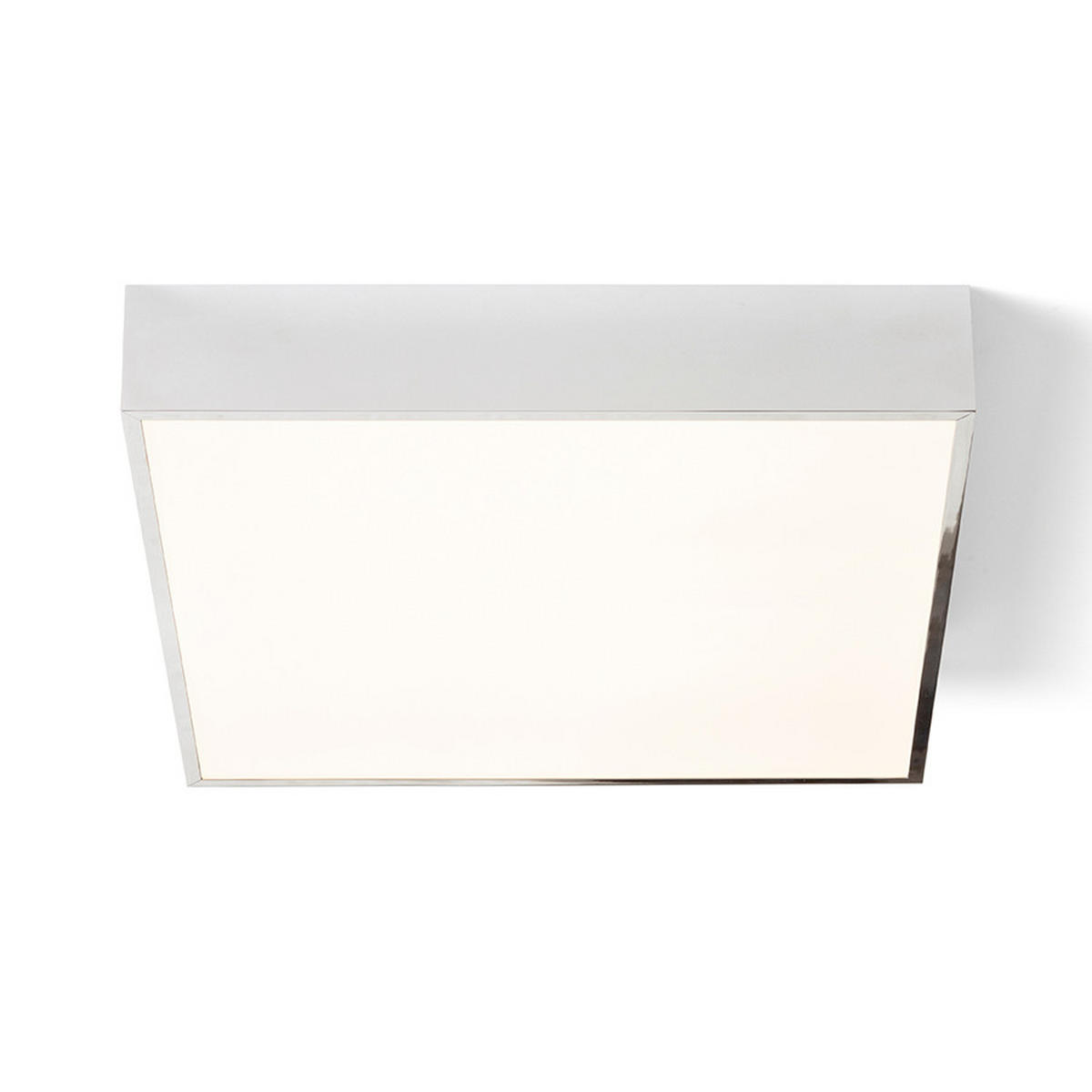 DECKENLEUCHTE MERANO LED 35 Chrom 24 W IP44 - Chromfarben, Metall (35/35/6cm) - Rendl