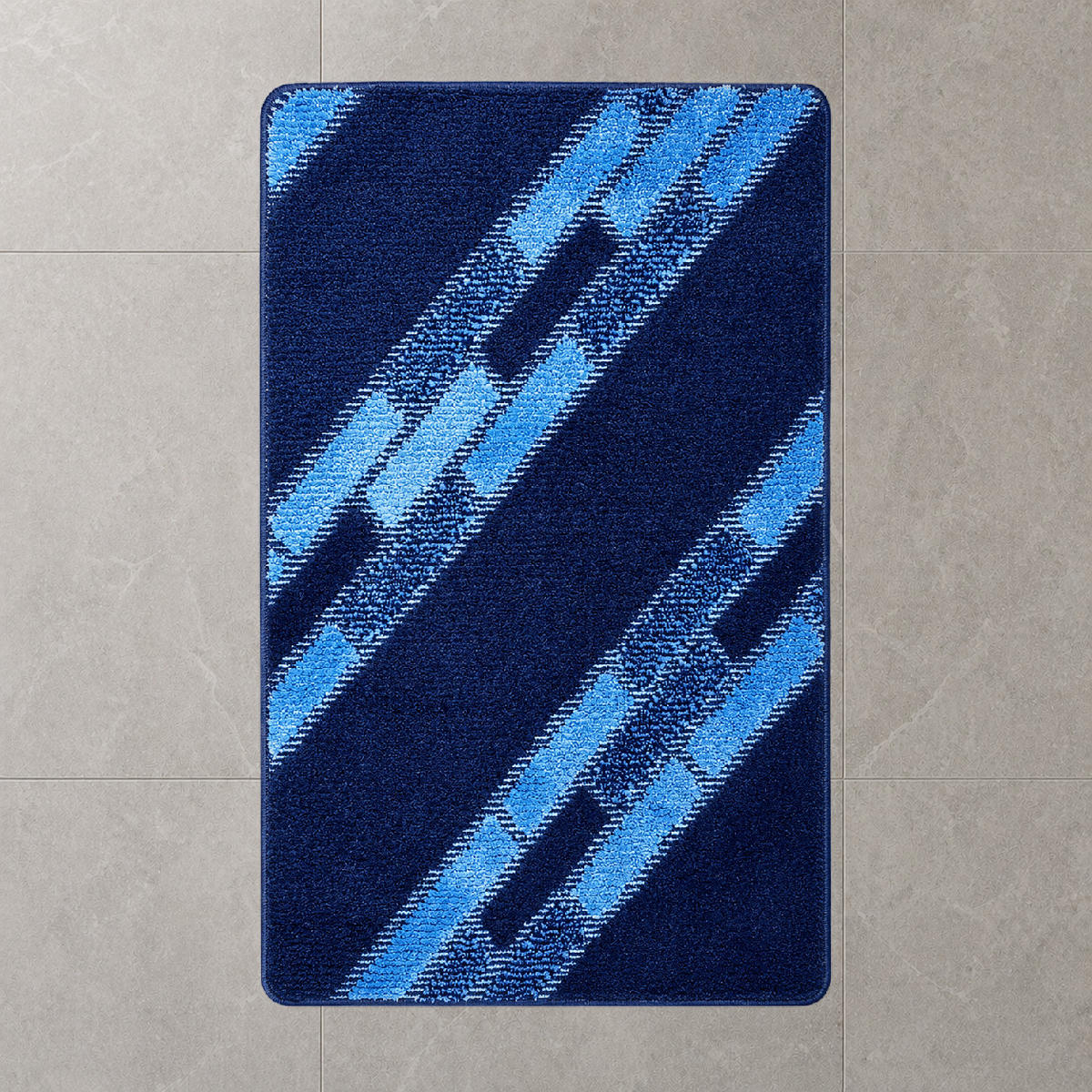 BADEMATTE 80/200cm BLAU - Blau, Textil (80/200cm) - ROLFNERS