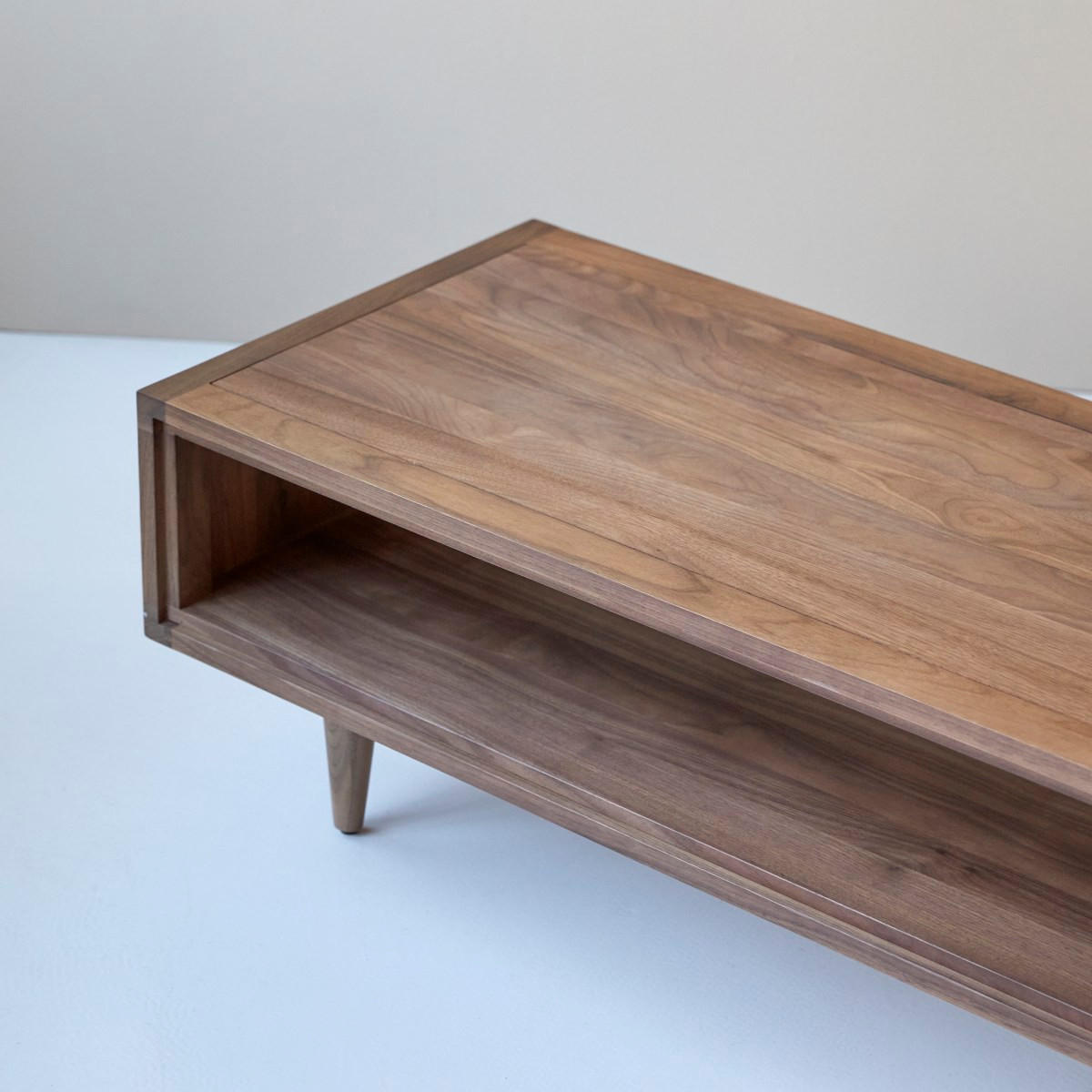 COUCHTISCH Jonàk Dunkelbraun aus Walnuss - Dunkelbraun, Holz (50/120/38cm) - Tikamoon