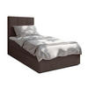 BOXBETT MEREA 90x200 cm mit Bettkasten und Matratze - Braun - Schwarz/Braun, Holz/Holzwerkstoff (90/200cm) - AX Living