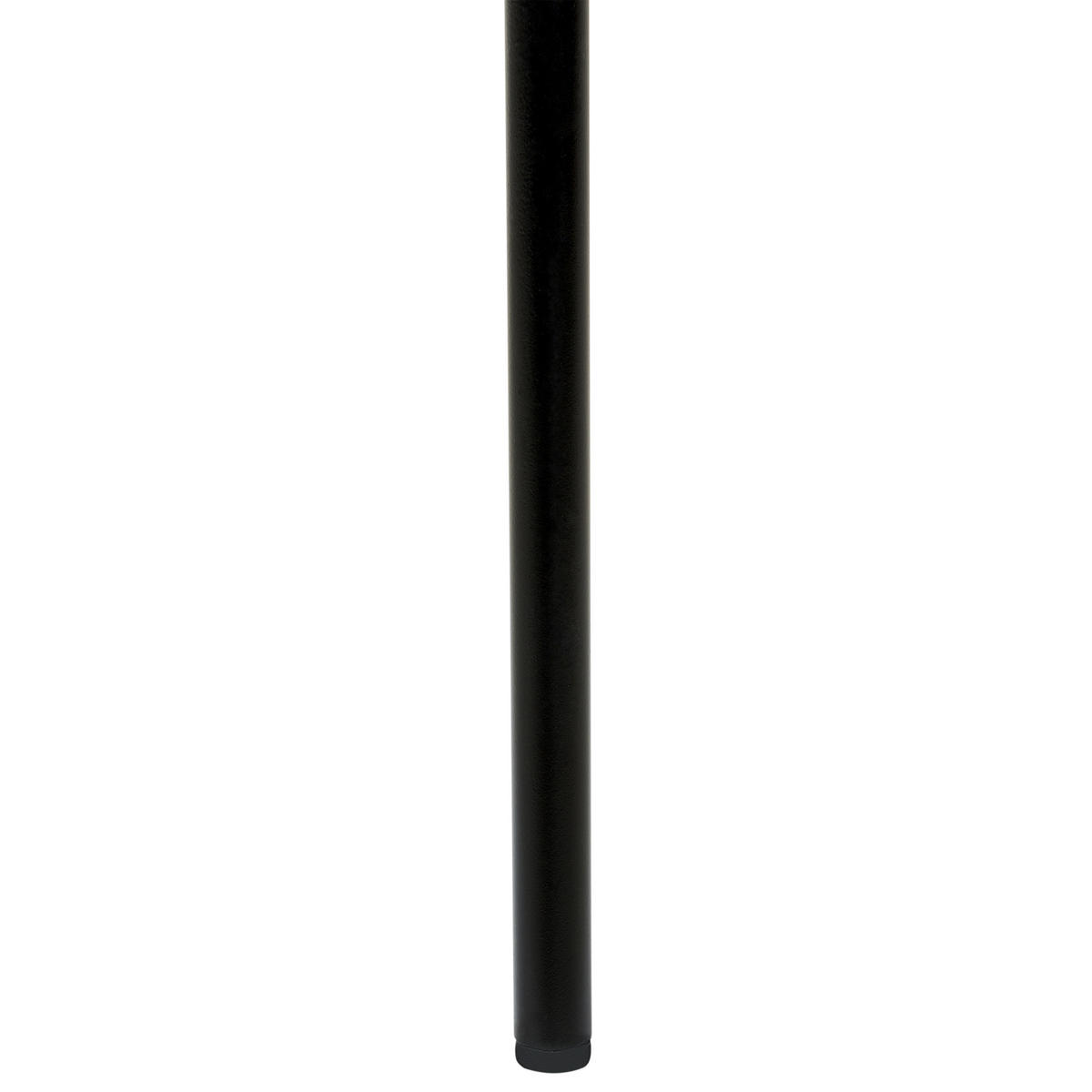 ÉTKEZŐSZÉK 2 darabos Szett Tyúklábminta fekete/fehér Luana - fekete/fehér, textil (50/80/58cm) - Beliani