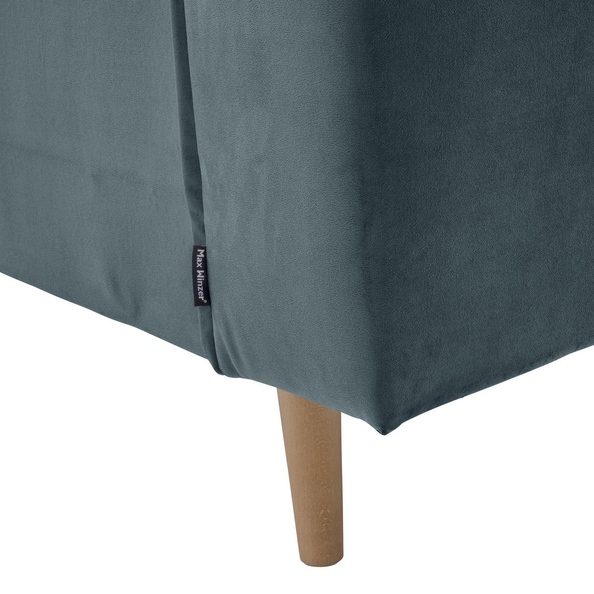 SOFA 3-Sitzer mit Bettfunktion Kavindra Samtvelours azur - Aubergine, Kunststoff (78/84/240cm) - 58aufmkessel