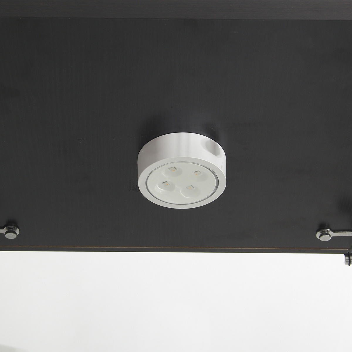 GLASVITRINE Standvitrine in Schwarz, mit 2 Böden und LED aus ESG - Schwarz, Glas (36/86/40cm)