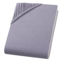 SPANNBETTLAKEN Heavy Jersey aus 100% Baumwolle, Bettlaken 100x200 Grau - Grau, Textil (100/200cm) - Carpe Sonno