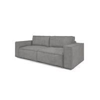 SCHLAFSOFA Vajana - Grau, Holzwerkstoff/Textil (240/86/102cm) - Fun Möbel