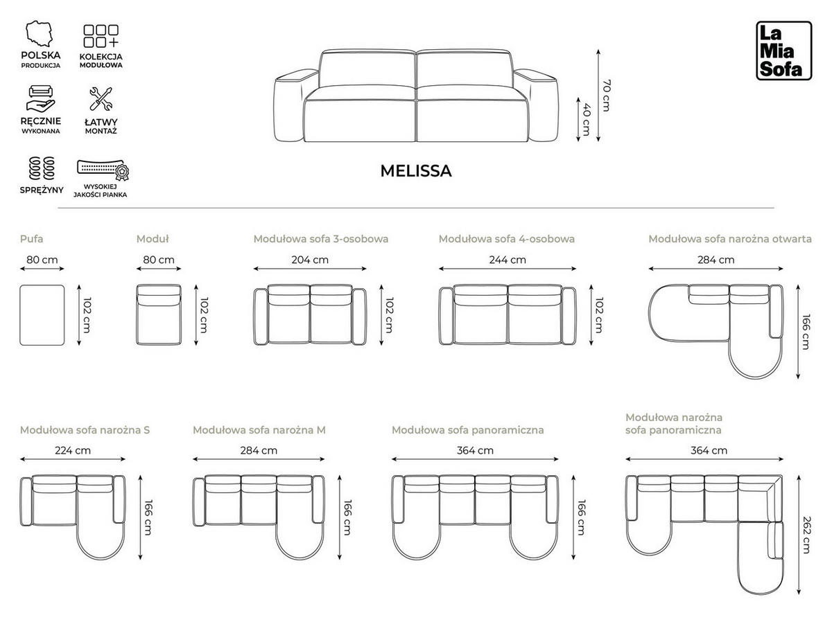ECKSOFA Links Strukturstoff Blau - Blau/Schwarz, Holzwerkstoff/Kunststoff (224/166cm) - LaMiaSofa