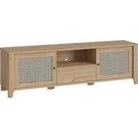 LOWBOARD Cestino Jackson Hickory / Amadeus 188 / 42 / 57cm - Multicolor/Braun, Holz/Holzwerkstoff (188/57/42cm) - Feldmann-Wohnen