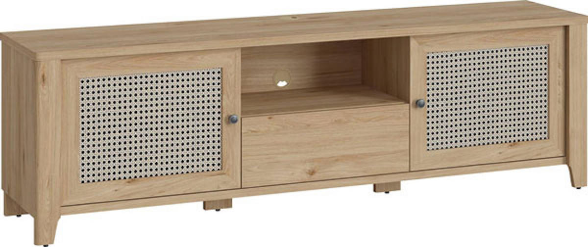 LOWBOARD Cestino Jackson Hickory / Amadeus 188 / 42 / 57cm - Multicolor/Braun, Holz/Holzwerkstoff (188/57/42cm) - Feldmann-Wohnen