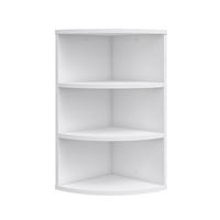 ECKREGAL Ecki Weiß 30 x 60 cm - Weiß, Holzwerkstoff (30/60/30cm) - Vicco