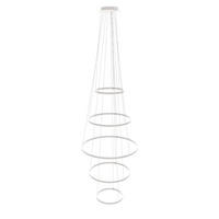 LED-HÄNGELAMPE 5er Ring Weiß Ø 40 | 60 | 80 | 60 | 40cm - Weiß, Metall (1.3/80/3.3cm) - s.luce