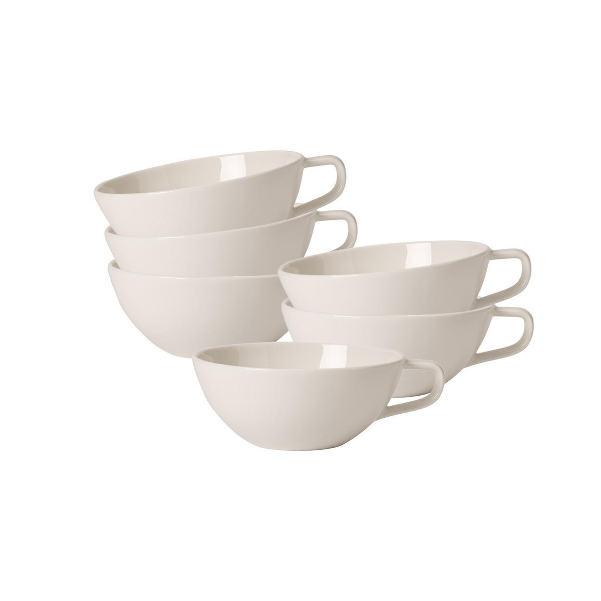 TEEOBERTASSEN Artesano Original weiß 120 ml 6er Set - Weiß, Keramik (0.12L) - Villeroy & Boch