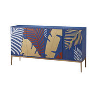 SIDEBOARD STILIG Blau 160x40x86 cm - Blau, Holzwerkstoff (160/86/40cm) - FURNLUX