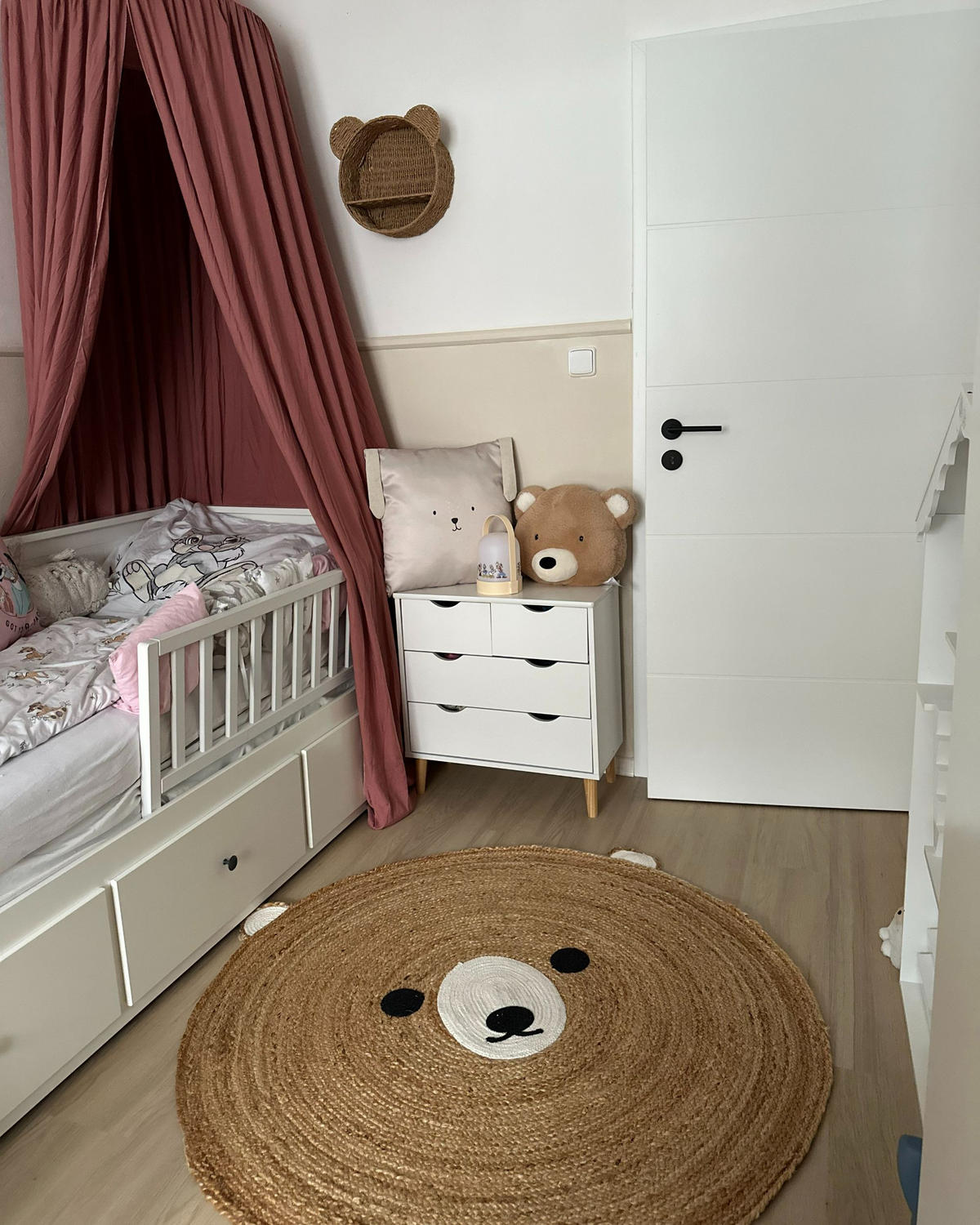 KINDERTEPPICH Kosalar 120/120 cm - Beige, Naturmaterialien (120/120cm) - Beliani