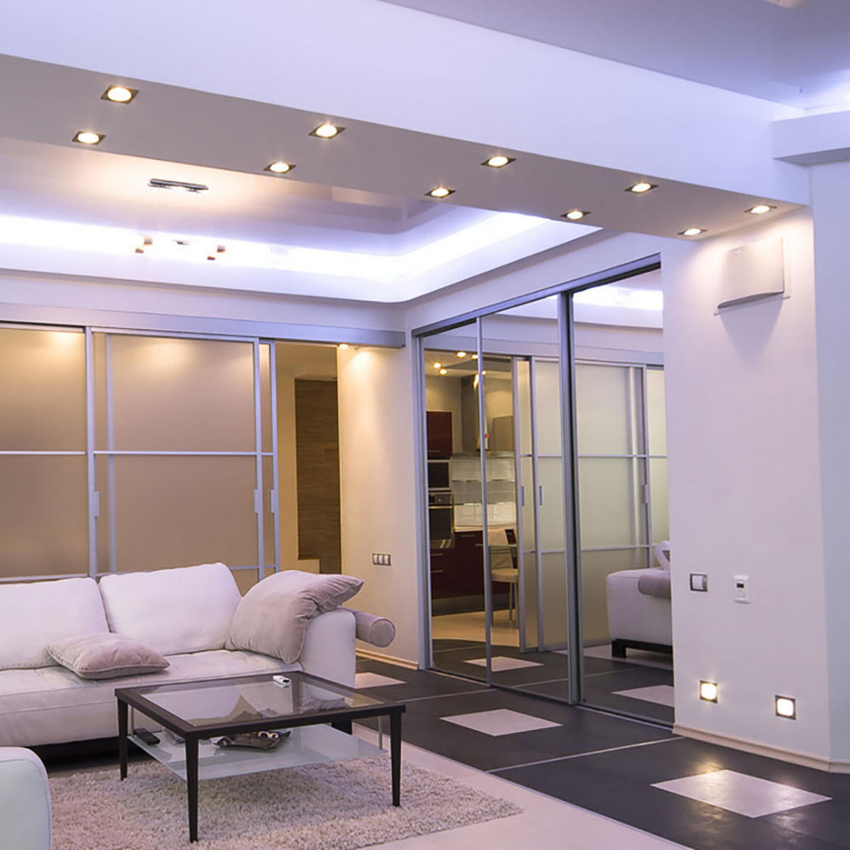 LED WANDLEUCHTE TINUS Weiß 10,2 cm - Weiß, Kunststoff (10.2/4.5/10.2cm)