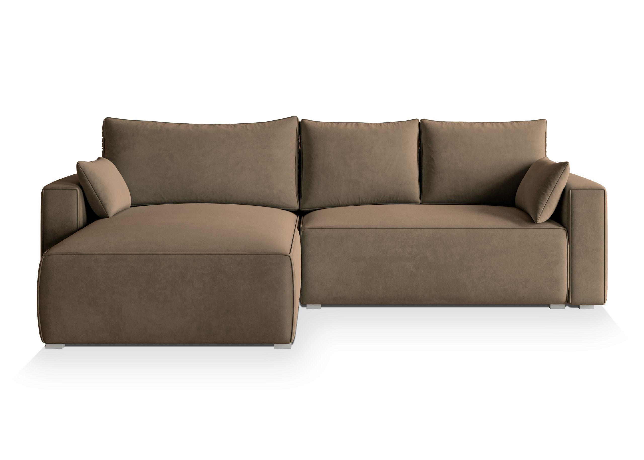Masseno Ecksofa Beige 265x178 cm
