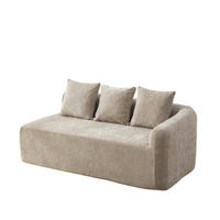 SOFAELEMENT DE-35127 rechte mit Chenille-Bezug Grau - Grau, Textil (99/80.5/171.5cm) - ComfortXL