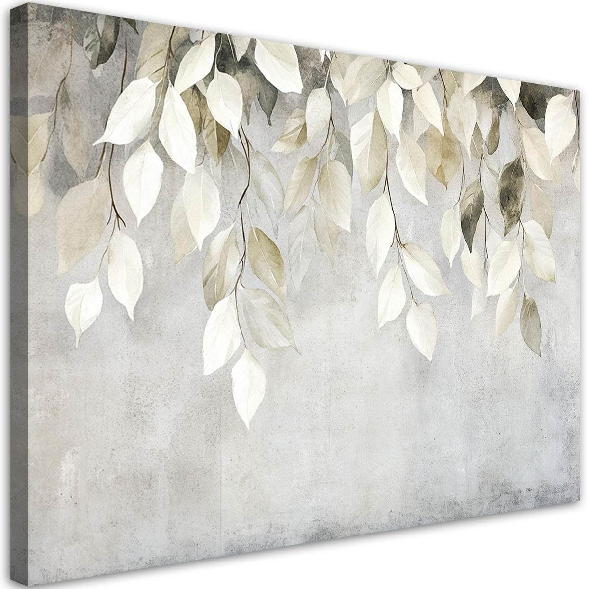 LEINWANDBILD Natur und Botanik 120x80cm - Grau, Textil (120/80cm) - Feeby