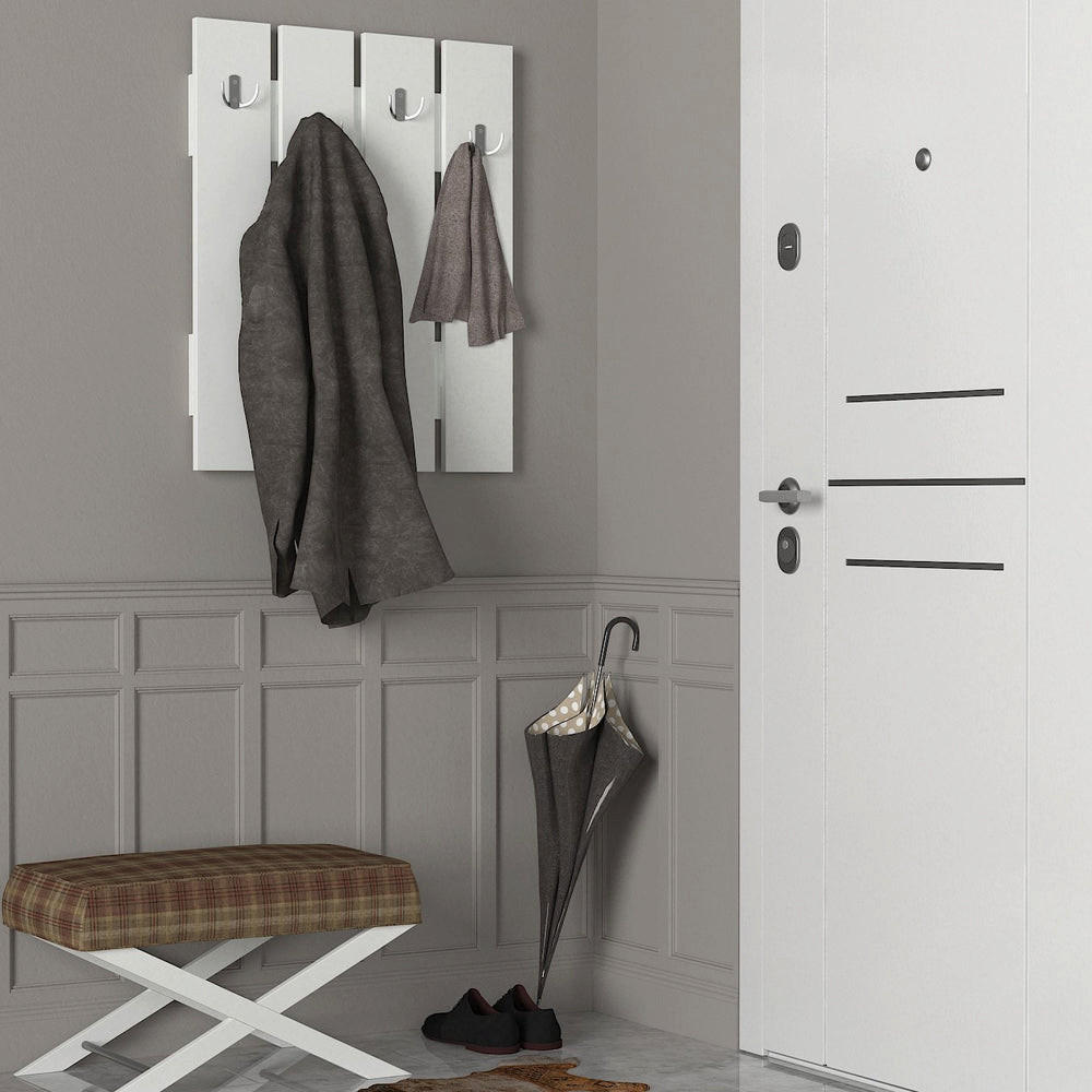 GARDEROBE Anita Weiß - Weiß, Holzwerkstoff (64.7/80/3.6cm) - moebel17