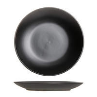 FRÜHSTÜCKTELLER / Dessertteller Black Tie ø 19 cm - 6 Stück - Schwarz, Keramik (2/2/19cm) - Studio Tavola
