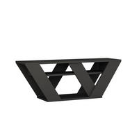 TV-MÖBEL 3 Regale L110 cm - Pipralla - Anthrazit, Holzwerkstoff (30/40/110cm) - Calicosy