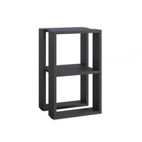 NACHTTISCH Lonie Anthrazit 34/30/55 cm - Anthrazit, Holzwerkstoff (34/55/30cm) - Decortie