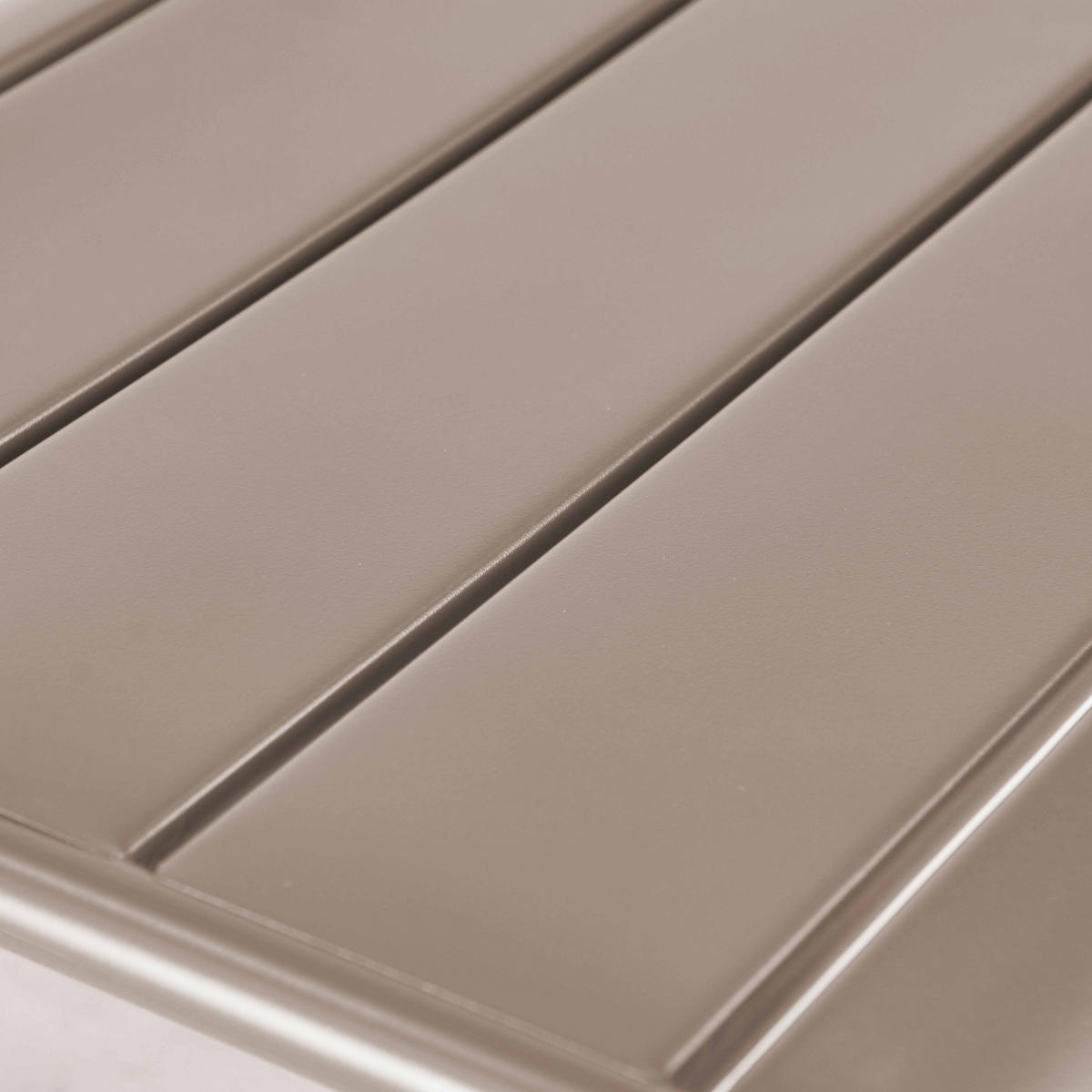 GARTENHOCKER, Taupe - Taupe, Metall (44/30/40cm) - Oviala