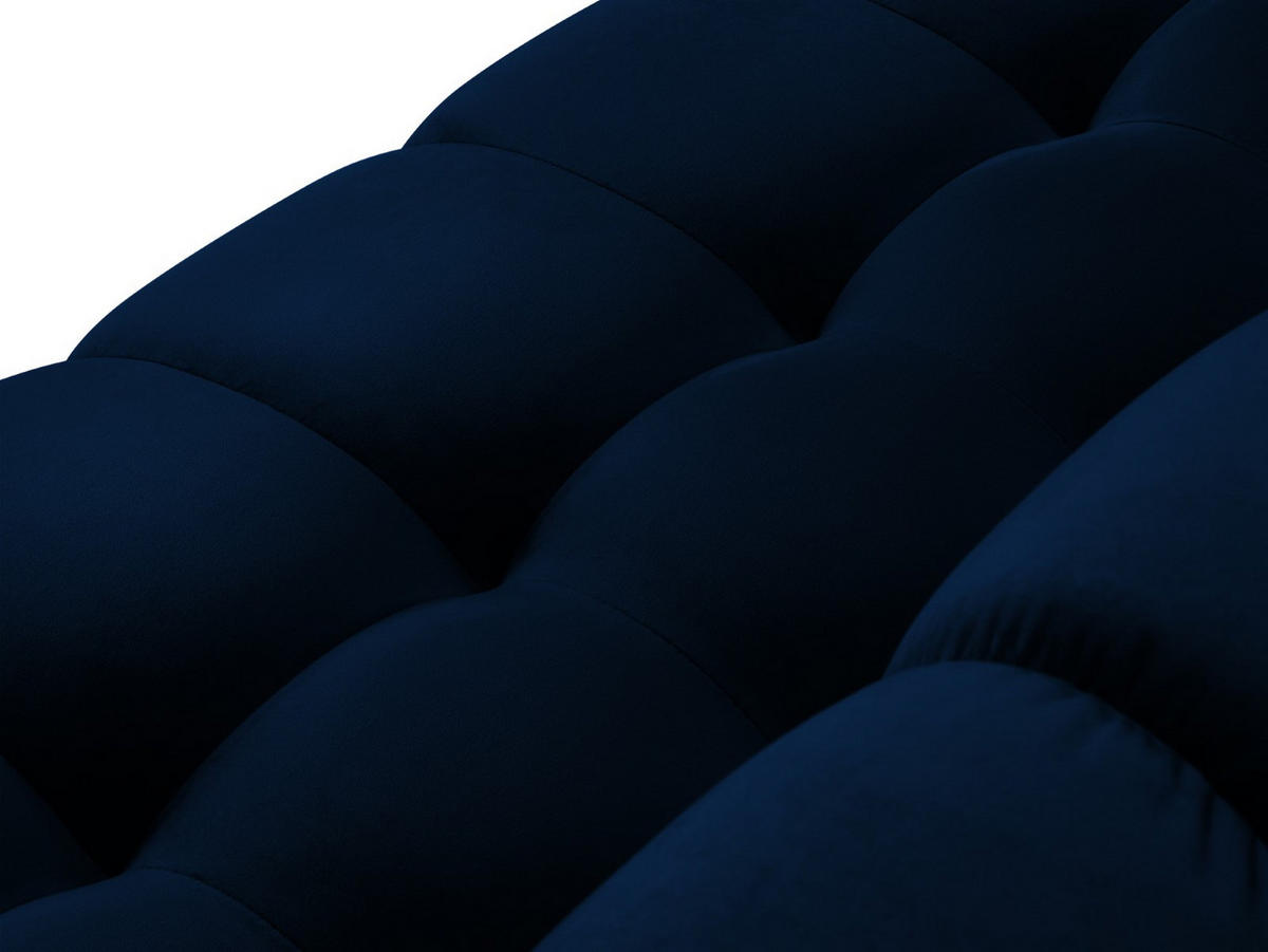 SOFA Mamaia aus Samt königsblau 2 Sitzplätze - Blau, Textil (92/75/152cm) - Micadoni