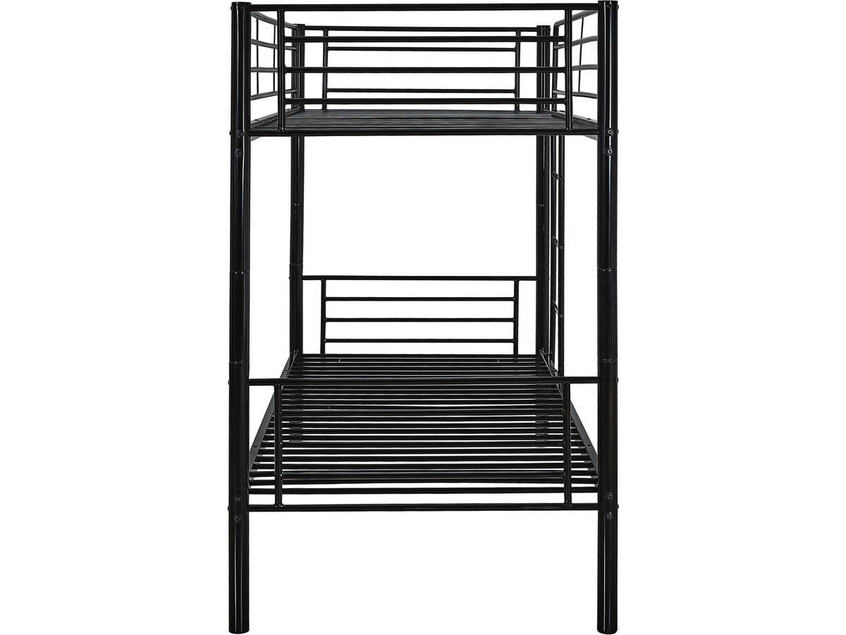 ETAGENBETT Adam Grau - Grau, Metall (90/190cm) - Habitat Garten