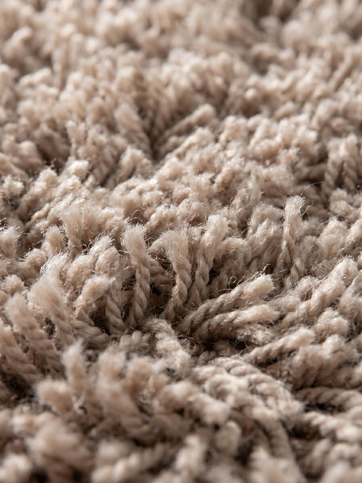 TEPPICH Waschbar Shaggy Uni Kuschelig Schlafzimmer Strapazierfähig Rund Beige 160x160 cm – RHEIN - Beige, Textil (160/160cm) - KADIMA DESIGN