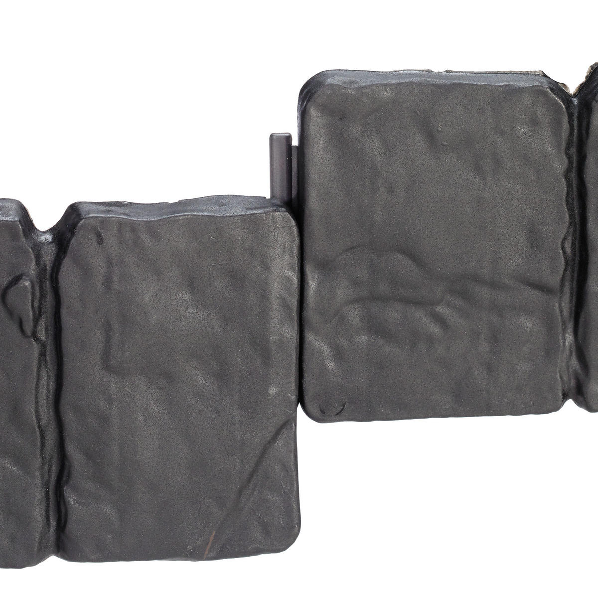 10XBEETZAUN - Anthrazit, Kunststoff (25/23/2cm) - Relaxdays