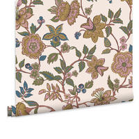 VLIESTAPETE Scot Blumen 1000x52cm - Multicolor/Weiß, Papier/Kunststoff (52/1000cm) - Joules
