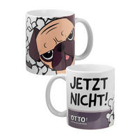 KAFFEEBECHER Bastian Bielendorfer Mops Otto! Jetzt nicht! Weiß 320 ml - Weiß, Keramik (0.32L) - United Labels