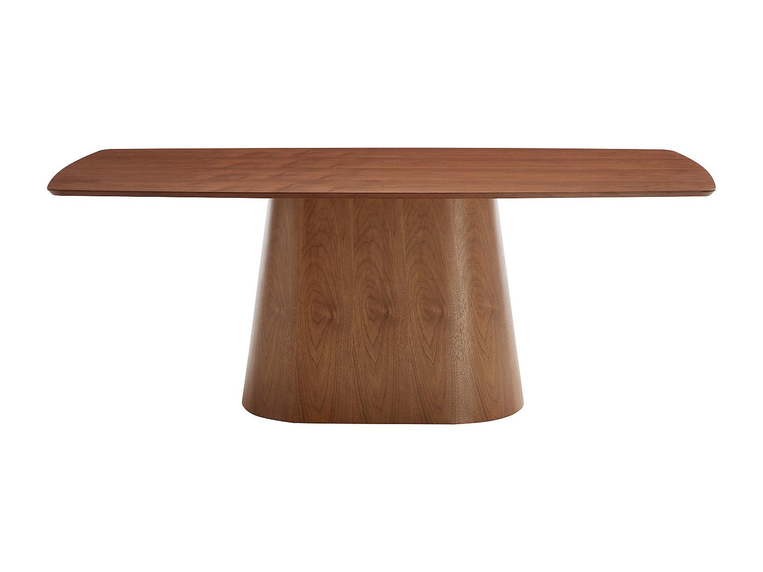 ESSTISCH - 8 Personen - holz - naturfarben dunkel Nirasaki - Naturfarben, Holz (100/200/76cm) - Vente-Unique