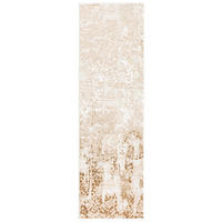 LÄUFER Crystal Braun Marmor Optik 120/600 cm - Braun, Textil (120/600cm) - Tapiso