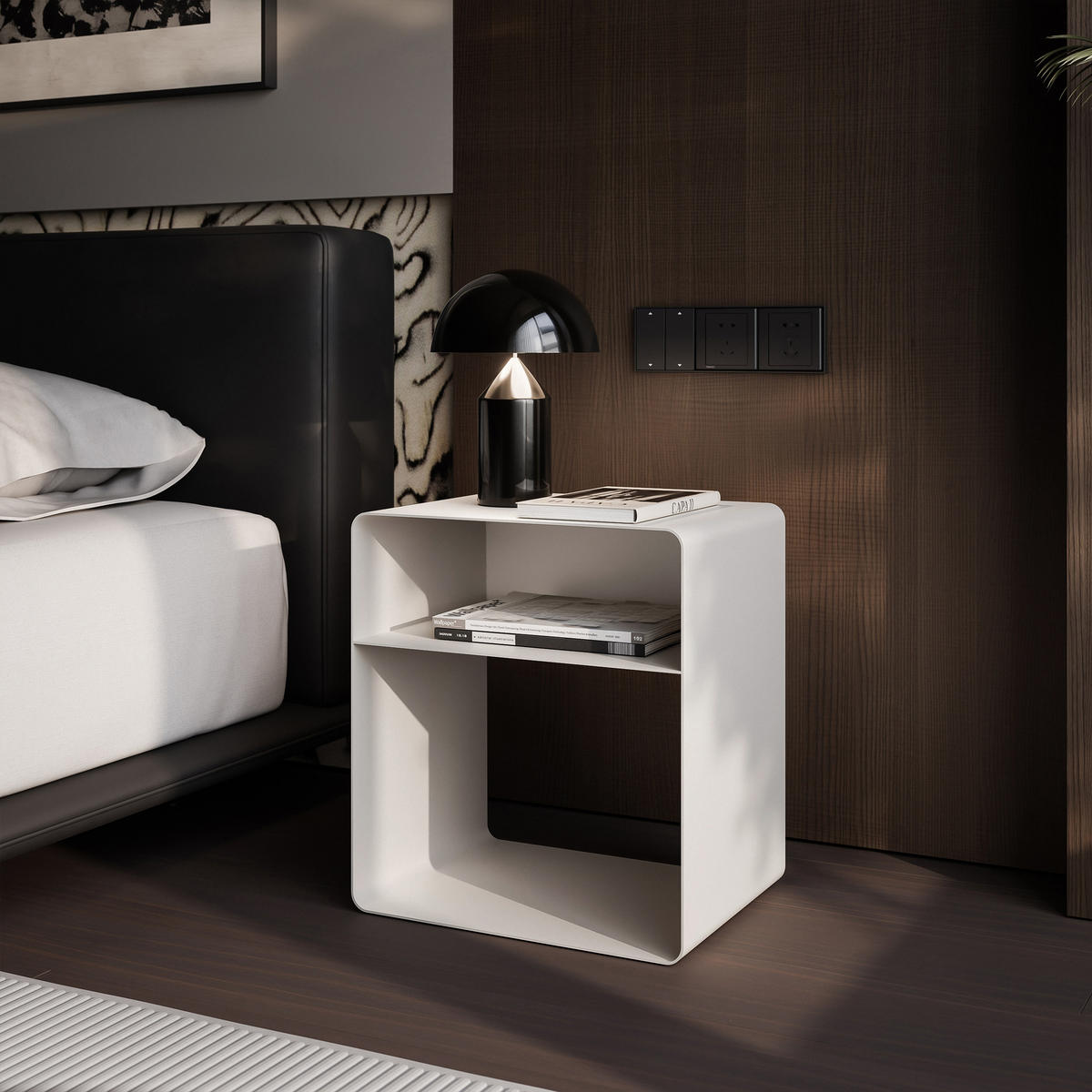 NACHTSCHRANK LANA 45/35/50 cm Kaschmir - Kaschmir, Metall (45/50/35cm) - Idohome