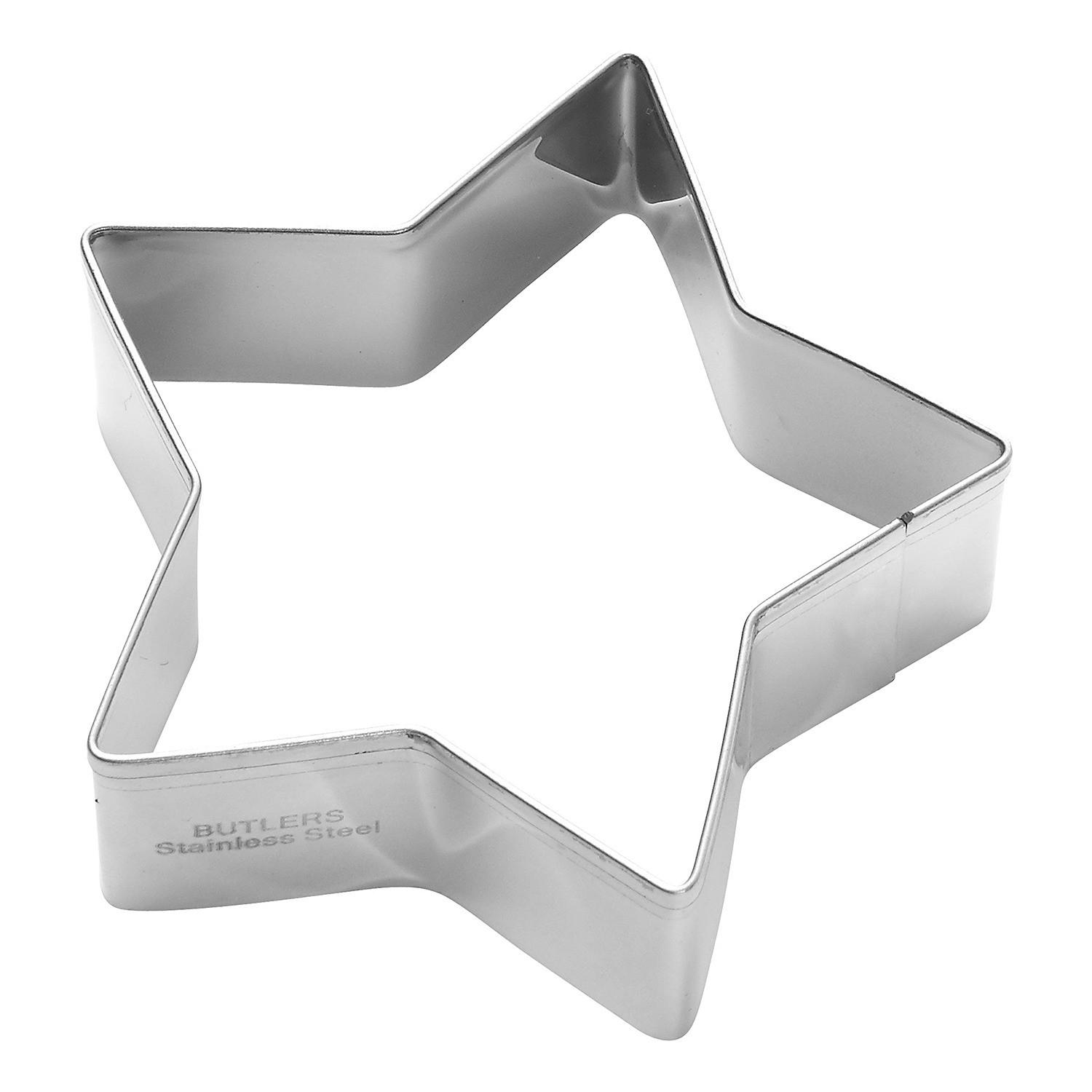 AUSSTECHFORM (12er Set) Biscuit - Silberfarben, Metall (8/2.5/8cm) - Butlers