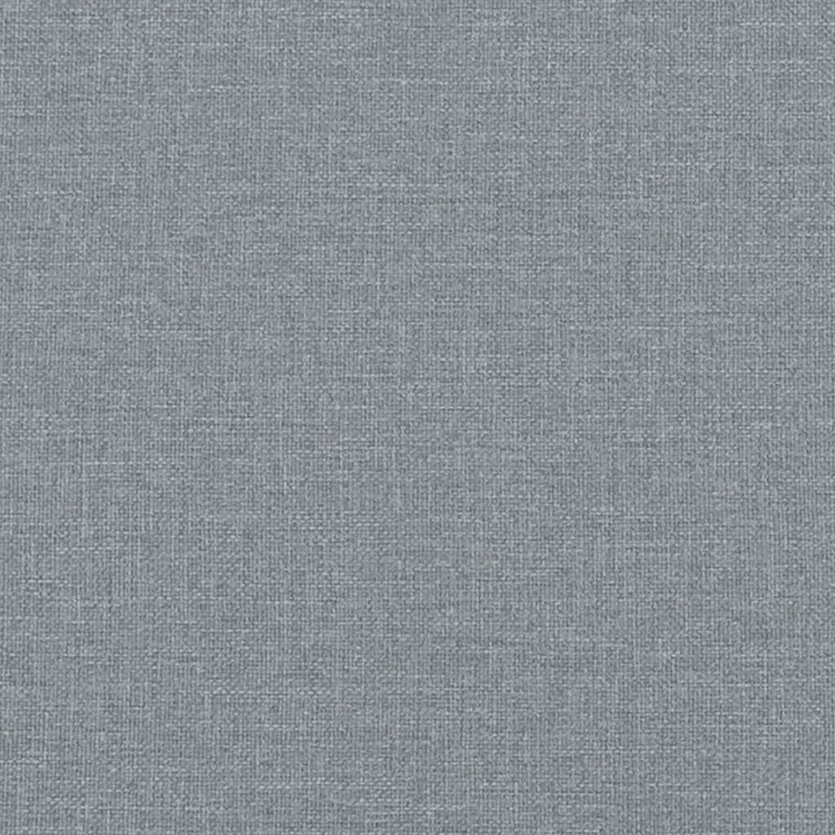 ESSZIMMERSTÜHLE 2 Stk. Hellgrau Stoff 45*54*86cm - Hellgrau, Metall (45/86/54cm) - ZMH