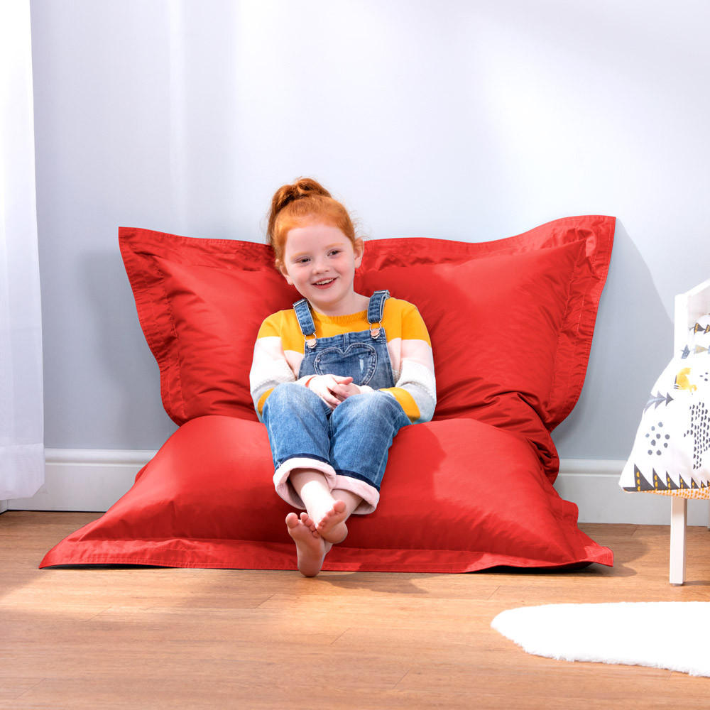 OUTDOORSITZSACK für Kinder - Rot, Kunststoff (100/20/125cm) - Veeva