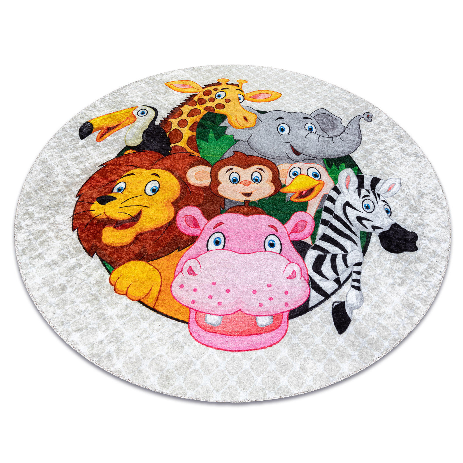 TEPPICH Junior 100 cm - Grau, Textil (100/100cm) - rugsX