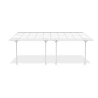 PERGOLA / CARPORT Kleo Weiß 6m x 3m - Weiß, Metall (626/270/300cm) - Cazeboo