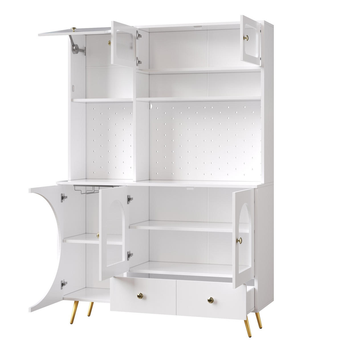 KOMMODE 29/60/85 cm mit 4 Stoffschubladen und oberer Ablage im Industrial-Stil, Rustikales Braun - Braun, Holzwerkstoff (60/85/29cm) - Redom