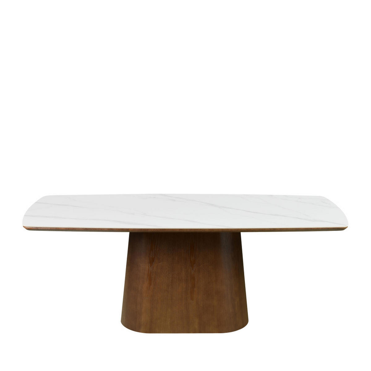 ESSTISCH - Dunkles Holz - Nussbaumfarben, Holz (180/90/76cm) - Drawer