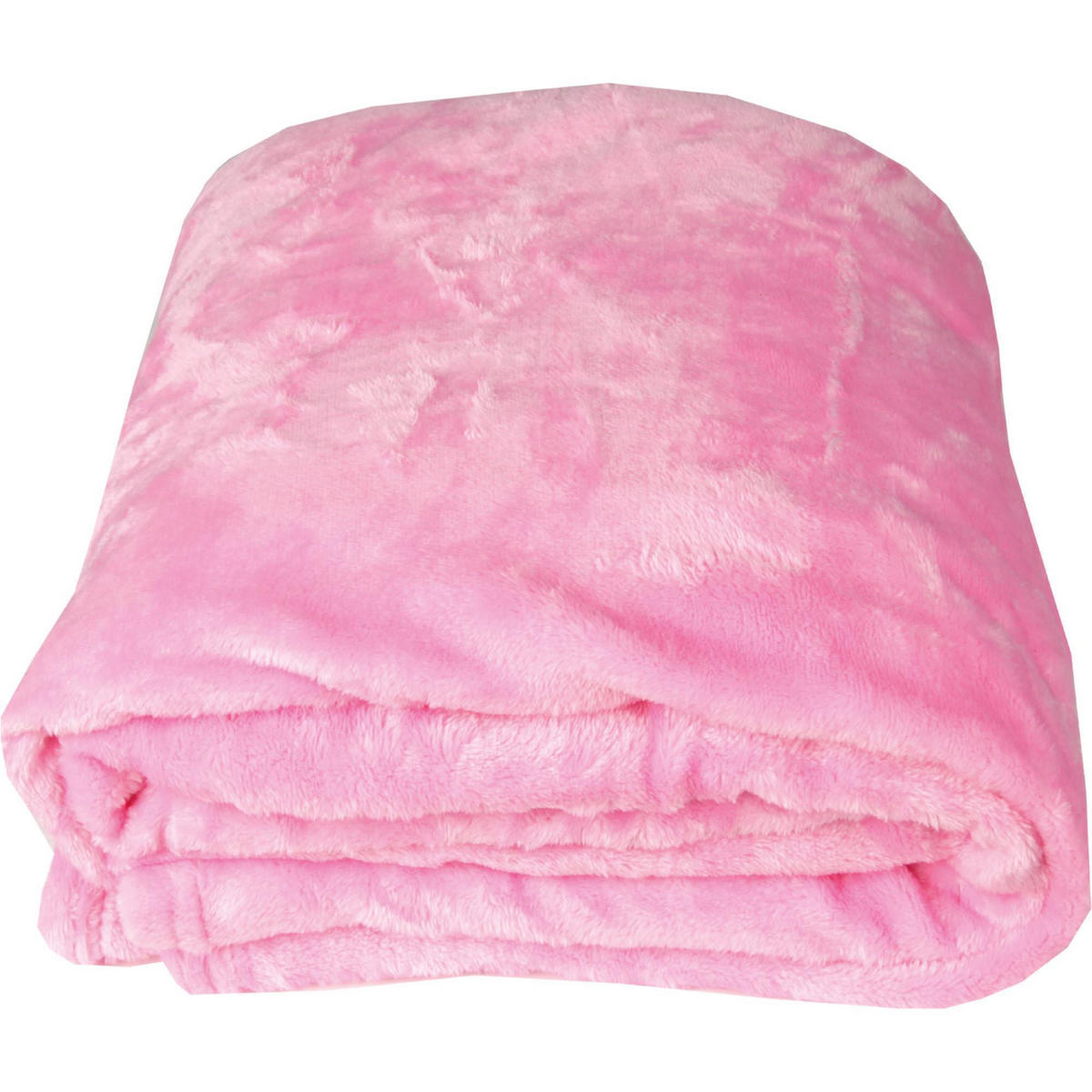 KUSCHELDECKE "Celina" 2er-Pack Rosa 130x170 cm - Rosa, Textil (130/170cm)