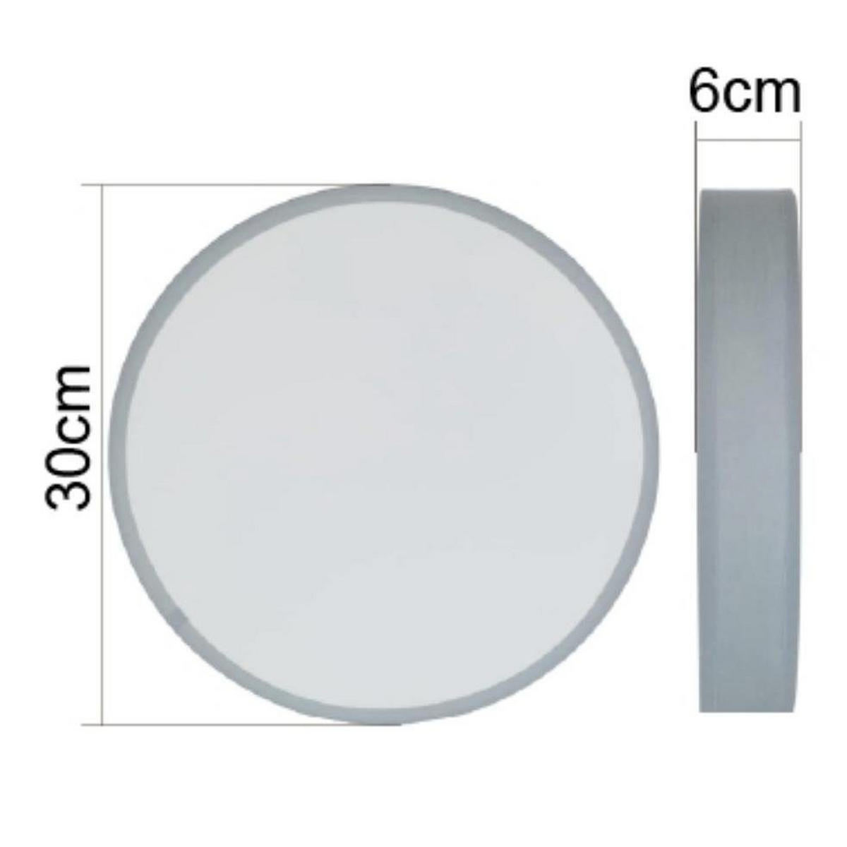 LED-DECKENLEUCHTE Alvira 30/30/6 cm - Grün, Textil (30/30/6cm) - Nettlife
